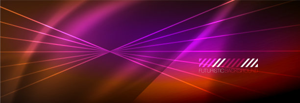 霓虹灯动态光束抽象壁纸图片下载