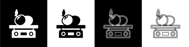 设置电子天平上的产品图标隔离图片下载