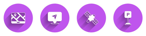 设置城市地图导航信息图图片下载