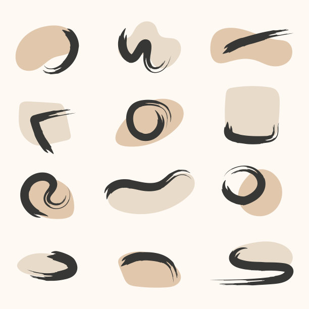 一套当代图形形状图片下载