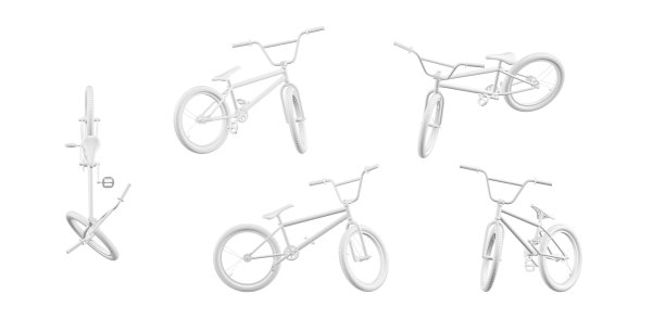 运动自行车模型图片下载