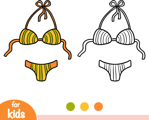 彩色书比基尼图片下载