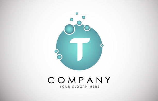 T泡泡字母logo创意设计图片下载