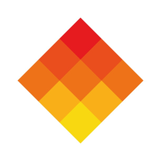 抽象像素马赛克标志设计图片下载