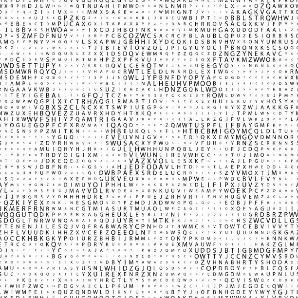 抽象字母黑白背景。向量图片下载