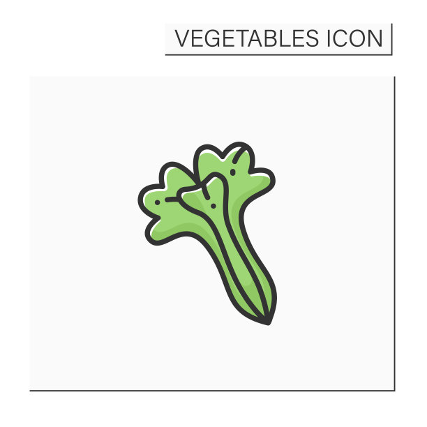 生菜彩色图标图片下载