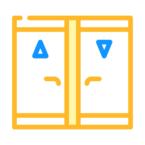 卫生间颜色图标矢量插图图片下载