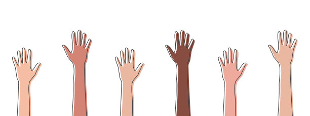 举起双手，剪影，举起人手图片下载