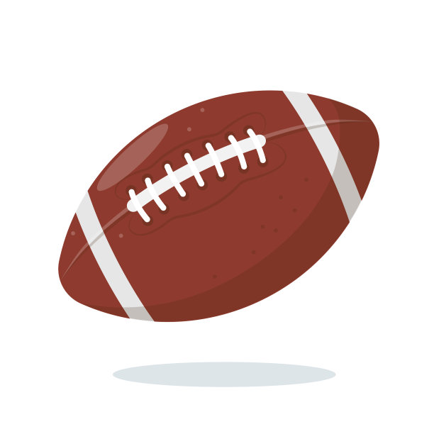 美式橄榄球的棕色球图片下载