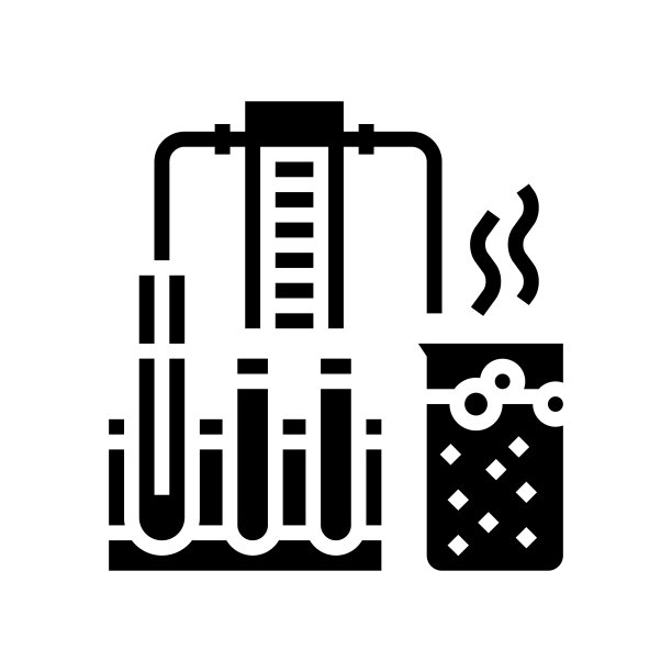 科学玩具字形图标矢量插图图片下载