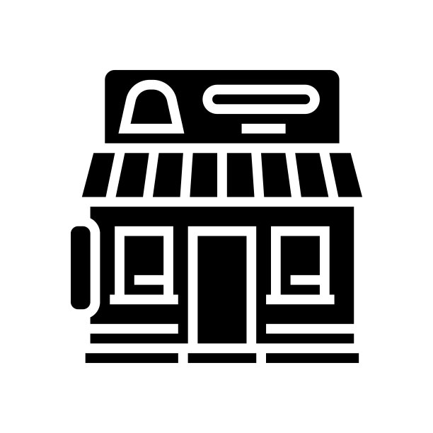 糖果商店符号图标矢量插图图片下载