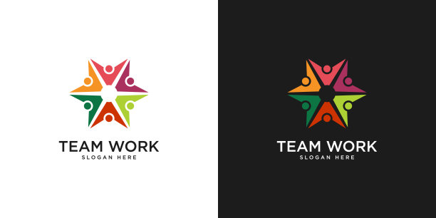 抽象的人向量设计代表团队合作、多样性、符号和符号。图片下载