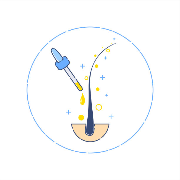 胶原蛋白滴在毛囊模拟图片下载