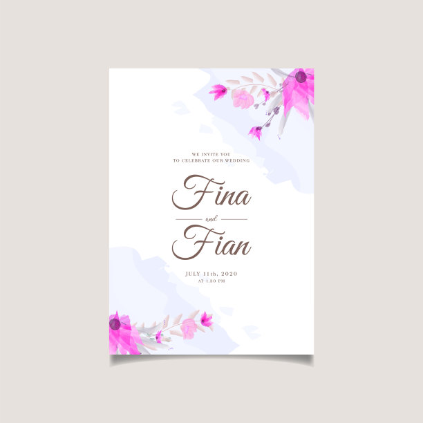 保存日期水彩花架花环用图片下载