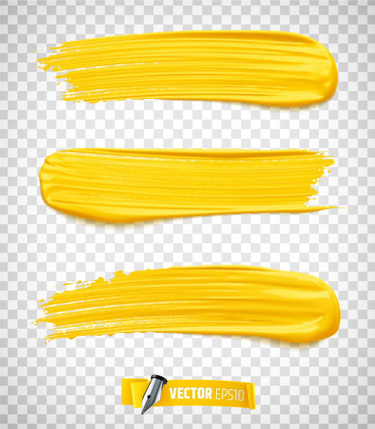 逼真的画笔笔触图片下载