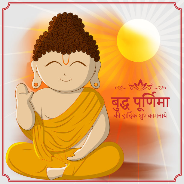 印度佛教普尼玛节与文字是图片下载