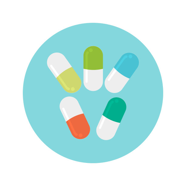 片剂和片剂被隔离在白色背景上图片下载