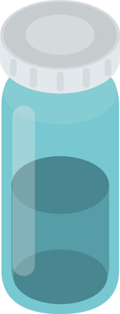 玻璃药瓶等距图片下载