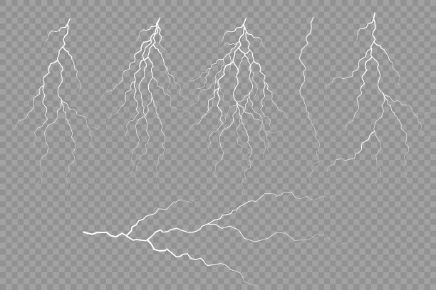 闪电和雷暴的影响。图片下载