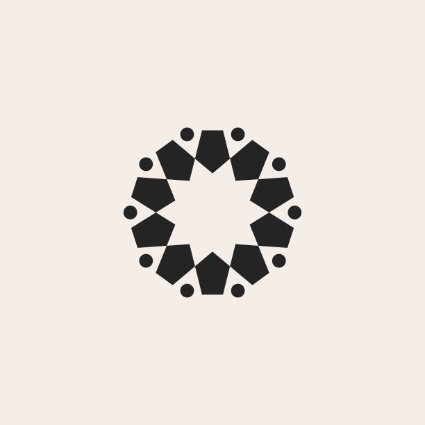 十人团队工作家庭潮人复古矢量图标插图图片下载