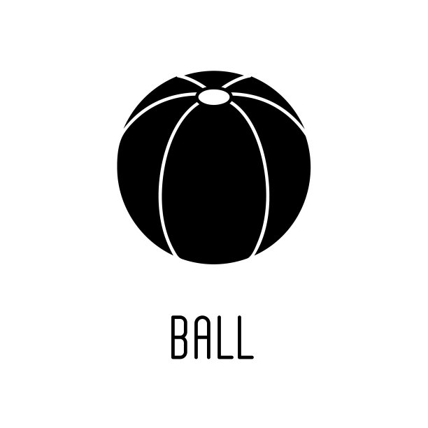 沙滩球图标图片下载