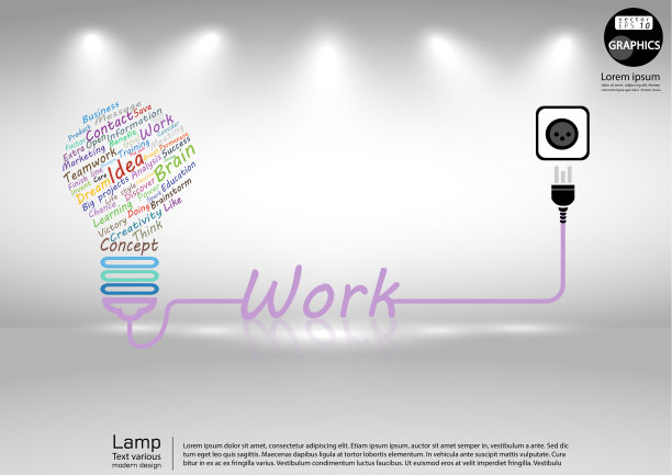 插画业务。设计创意和概念思维。为了成功，计划，思考，搜索，分析，沟通，未来的想法，创新技术现代。矢量图片下载