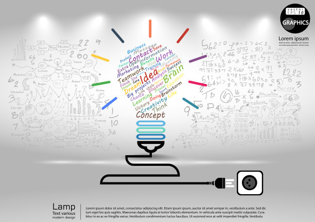 插画业务。设计创意和概念思维。为了成功，计划，思考，搜索，分析，沟通，未来的想法，创新技术现代。矢量图片下载