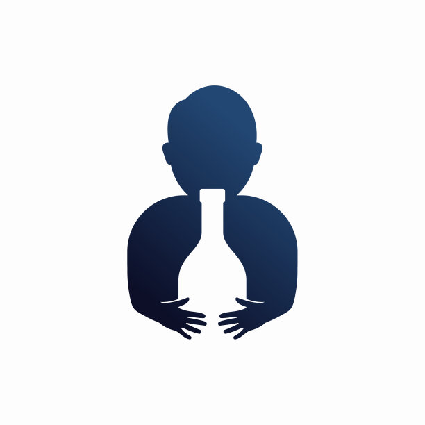 人和瓶标志模板设计图片下载