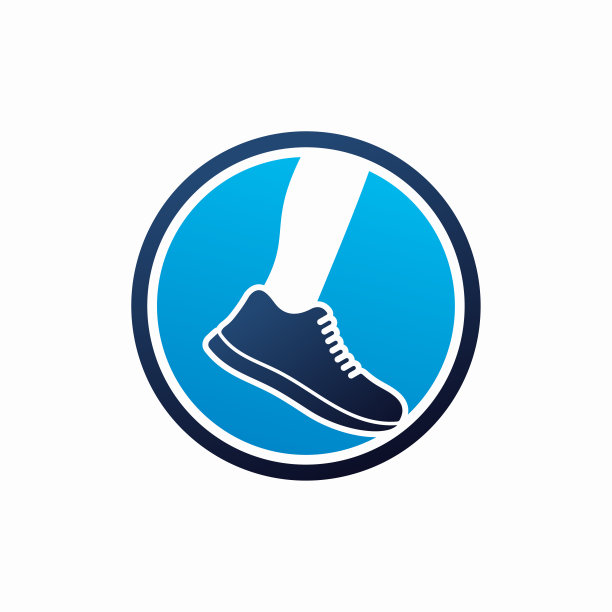 现代鞋标志模板设计图片下载