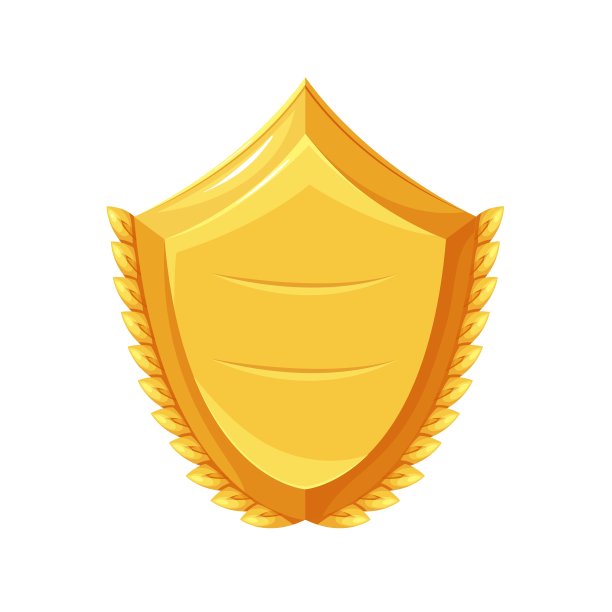 金盾，第一奖杯或体育奖项。图片下载