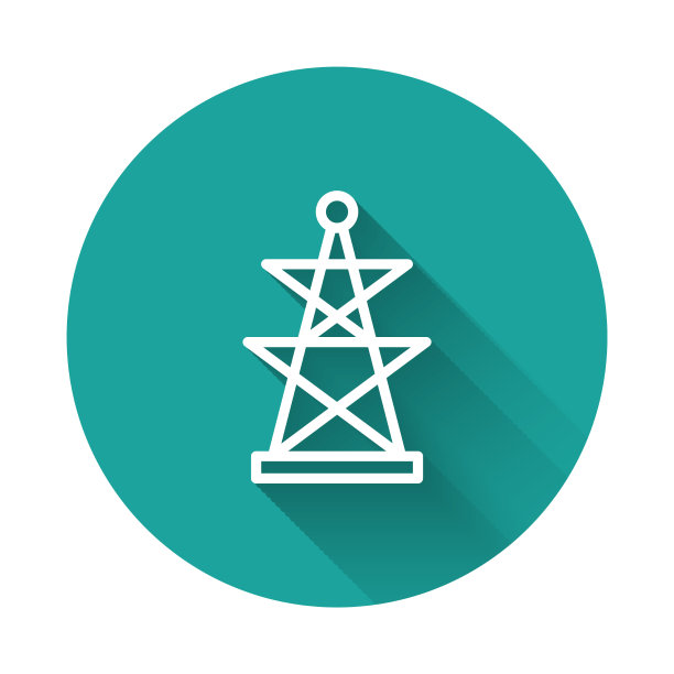 白线电塔用来支撑一个图片下载