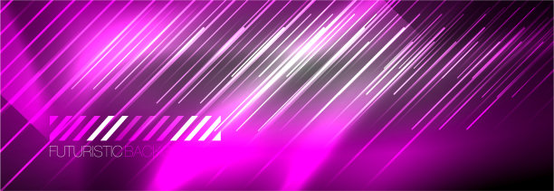 氖发光的线条，神奇的能量和光的运动图片下载