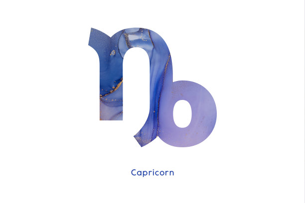 摩羯座用抽象的酒精墨手绘纹理图片下载