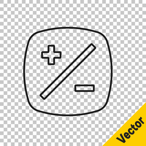 黑线曝光补偿图标隔离上图片下载