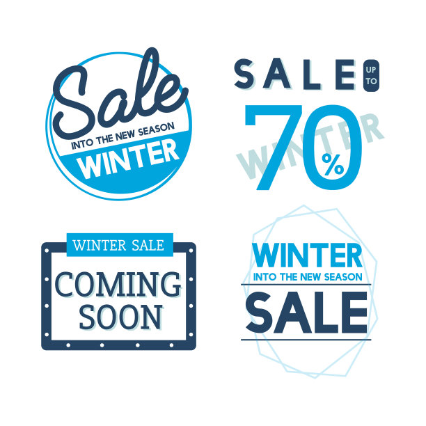 设置冬季销售徽章图片下载