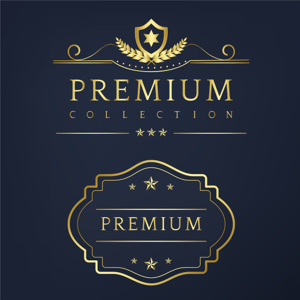 珍藏徽章设计图片下载