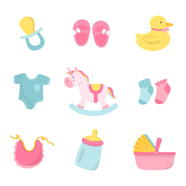 可爱的banursery装饰图片下载