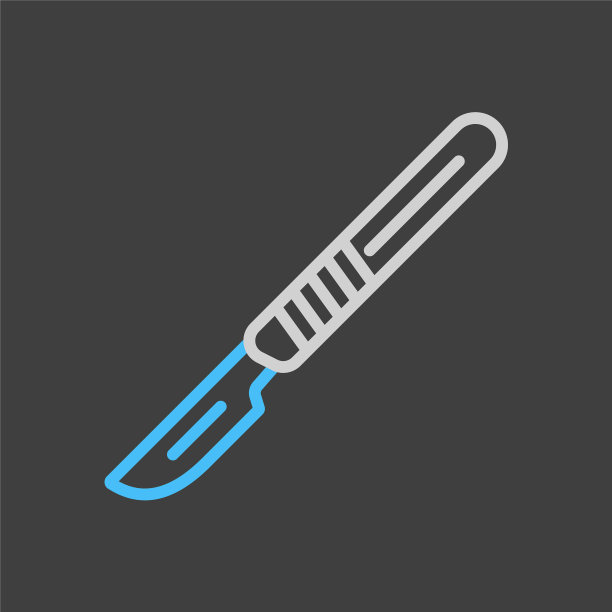 外科手术工具，手术刀图标图片下载