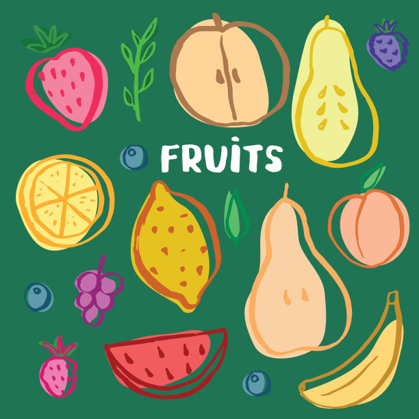 水果集，多汁的水果，苹果，梨图片下载