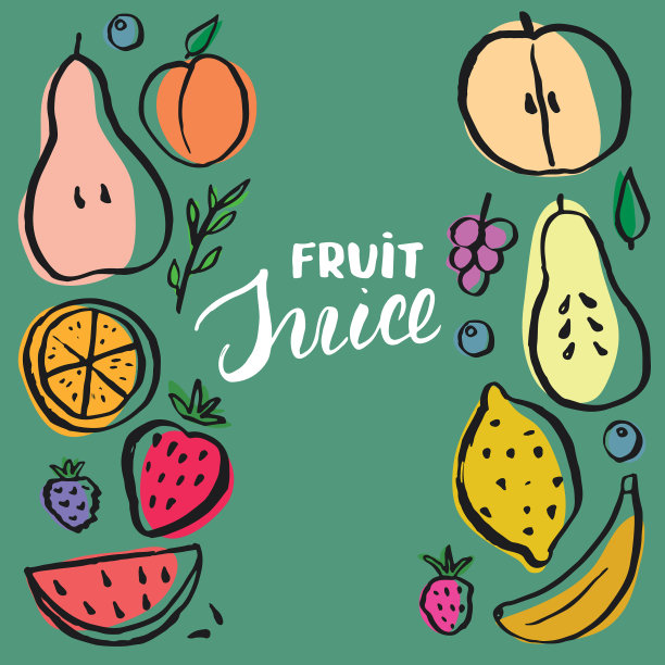 水果集，多汁的水果，苹果，梨图片下载