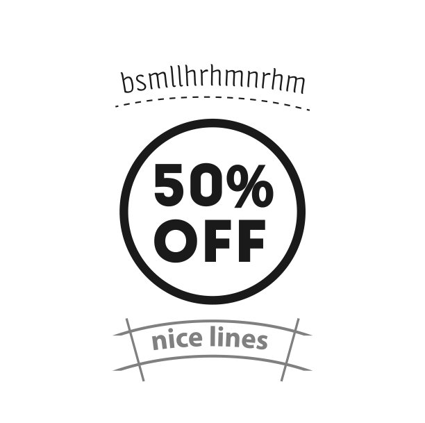 高达50优惠促销简单图标高达50图片下载