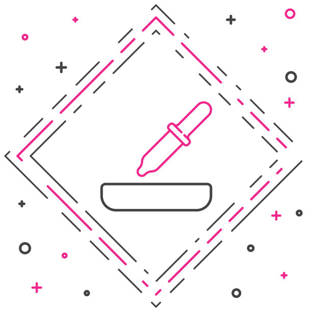 线吸管图标隔离在白色背景上图片下载