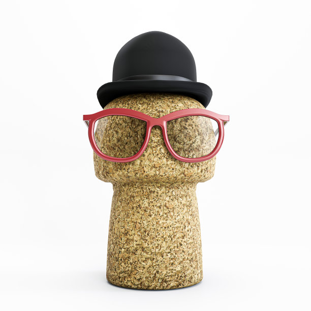 软木瓶盖隔离在白色背景图片下载