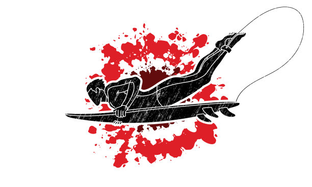 男子冲浪运动动作图片下载