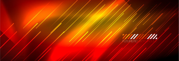 氖发光的线条，神奇的能量和光的运动图片下载