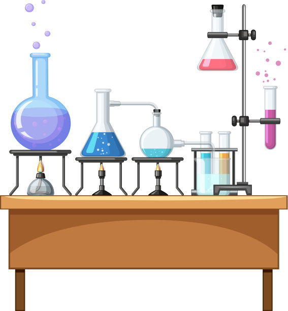 桌上化学元素图片下载