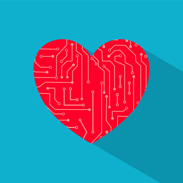 心脏电路板技术模式图片下载