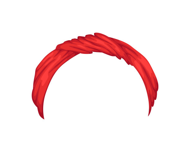 复古的头带为女性模型装饰图片下载