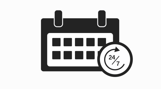 日历24 7图标图片下载