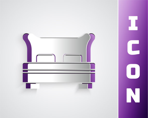 剪纸大床为两人或一人偶像图片下载